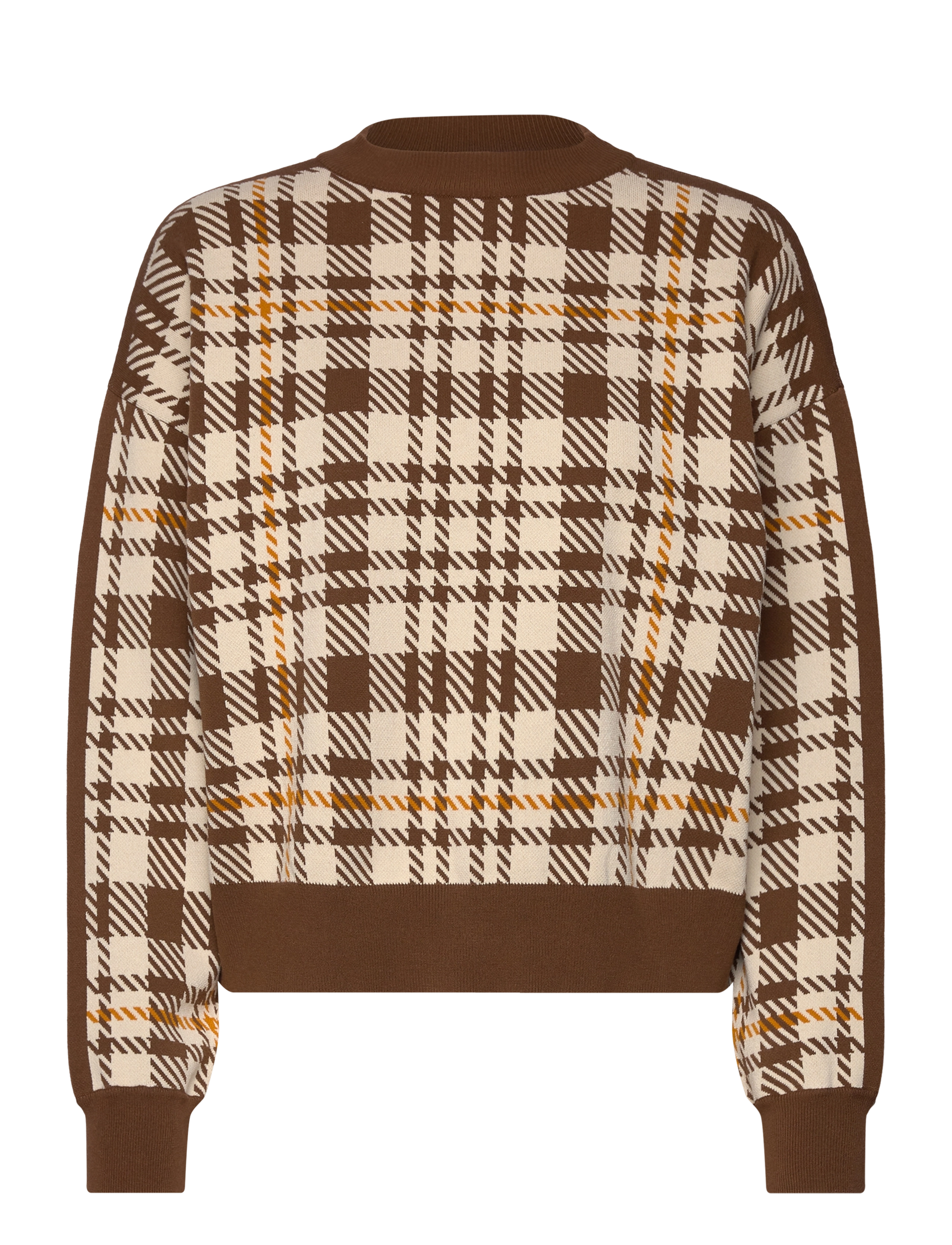 RODEBJER Rodebjer Reilly Eco Check Braun - XS - Damen