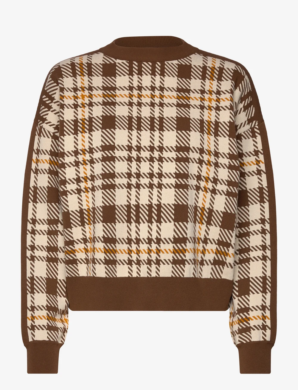 RODEBJER - Rodebjer Reilly Eco Check - jumpers - brown - 0