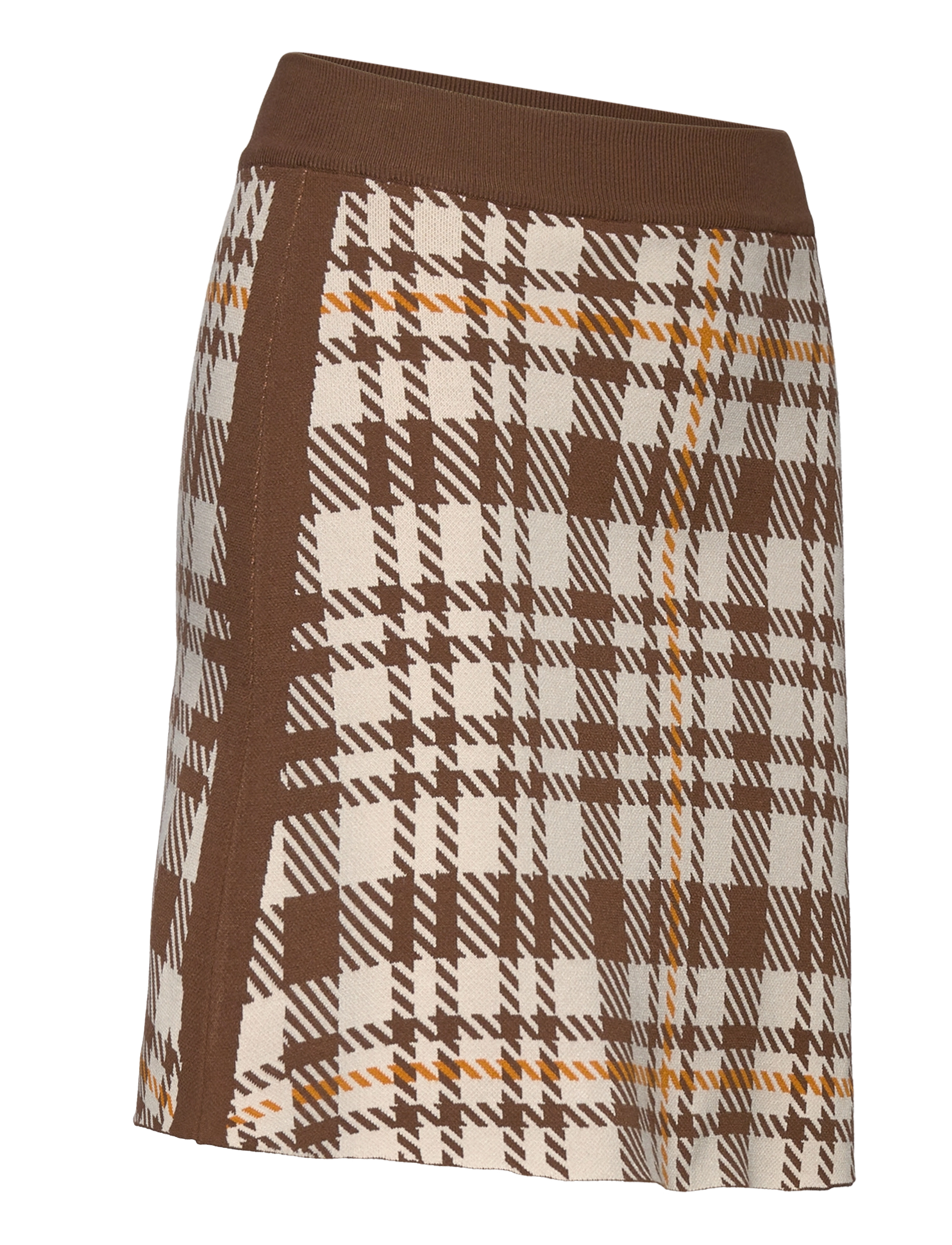 RODEBJER - Rodebjer Tendai Eco Check - strikkede nederdele - brown - 3