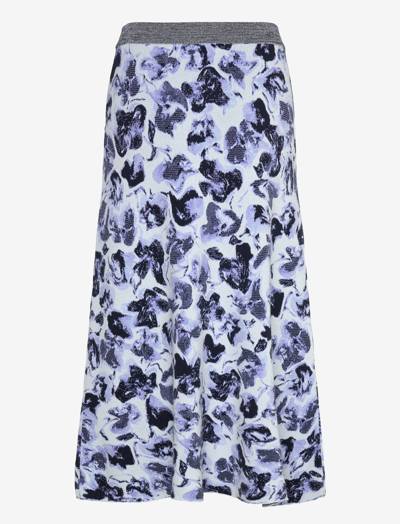 RODEBJER - Rodebjer Flora Ditsy - strikkede nederdele - sweet violet ditsy blue - 1