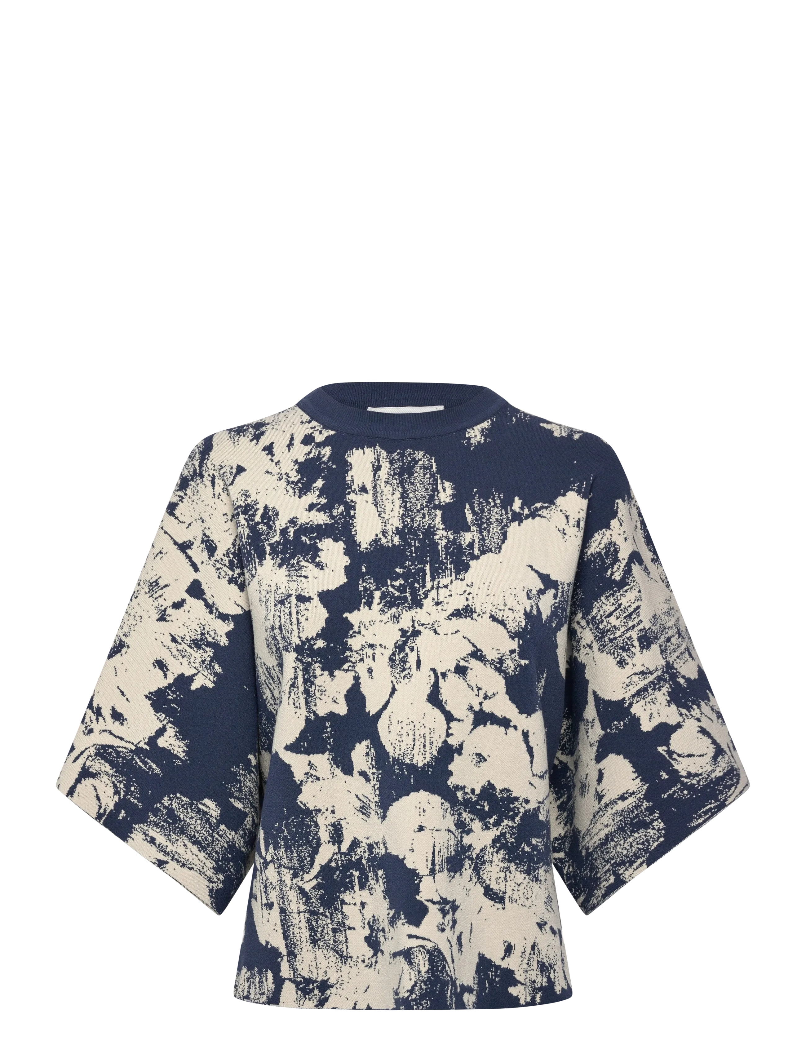 RODEBJER Rodebjer Poppi Denim Flower - Skandinaavia mood - NAVY/SAND / navy