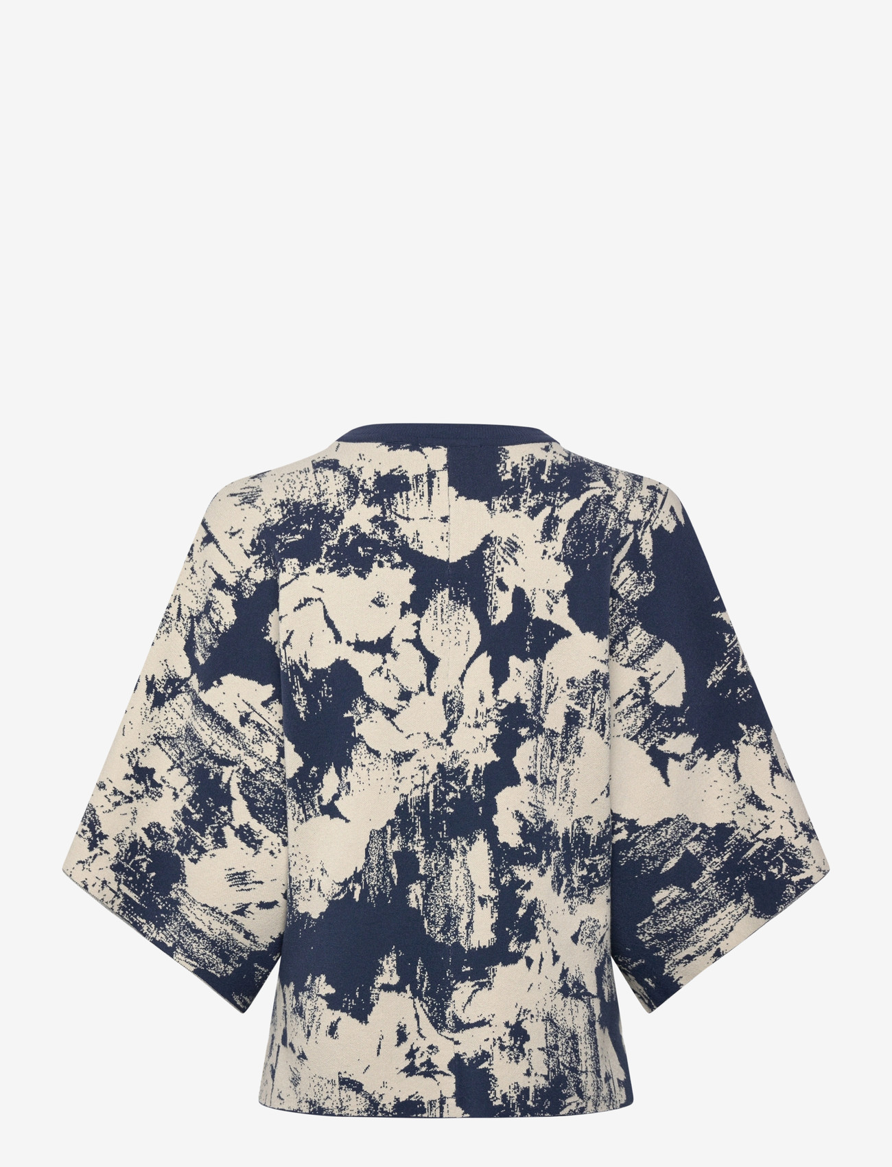RODEBJER - Rodebjer Poppi Denim Flower - t-shirts - navy/sand - 2