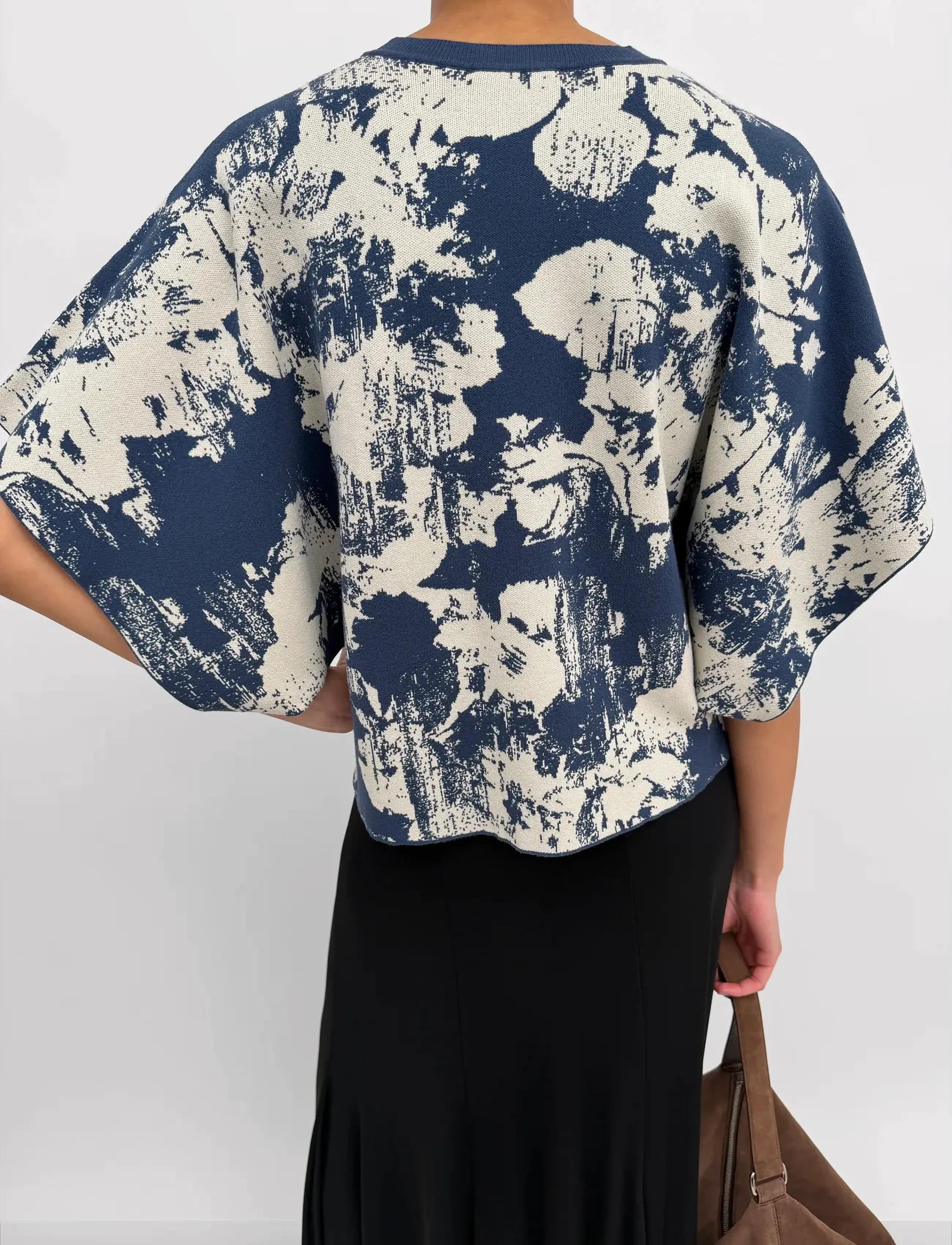 RODEBJER - Rodebjer Poppi Denim Flower - navy/sand - 3