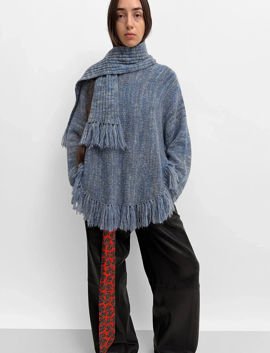 RODEBJER - Rodebjer Hana - ponchoer & kapper - denim indigo - 0