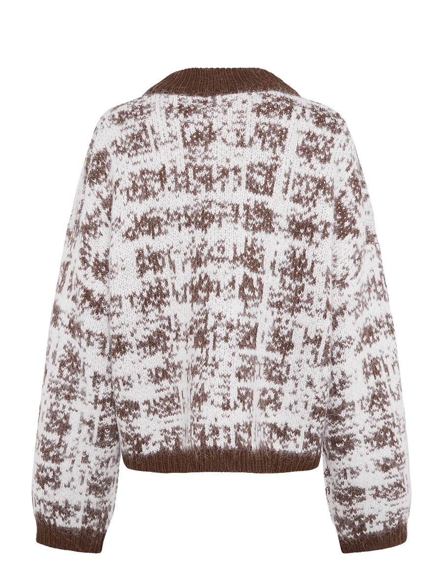 RODEBJER - Rodebjer Jinsol Plaid - pullover - dark coffee/paper - 2