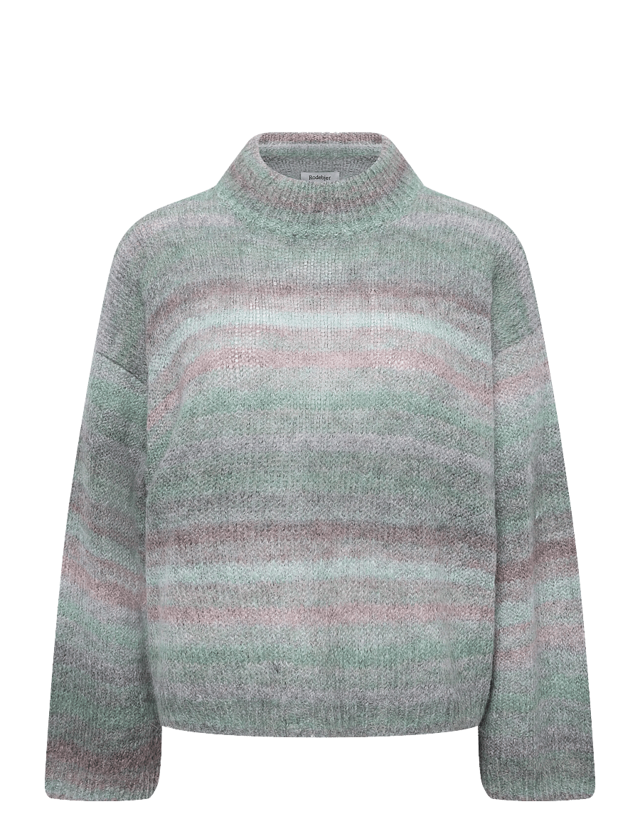 RODEBJER - Rodebjer Jinsol Space - kõrge kaelusega kudumid - leaf green multi - 1