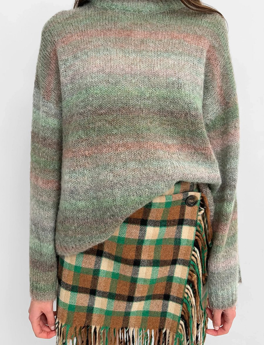 RODEBJER - Rodebjer Jinsol Space - rollkragenpullover - leaf green multi - 3