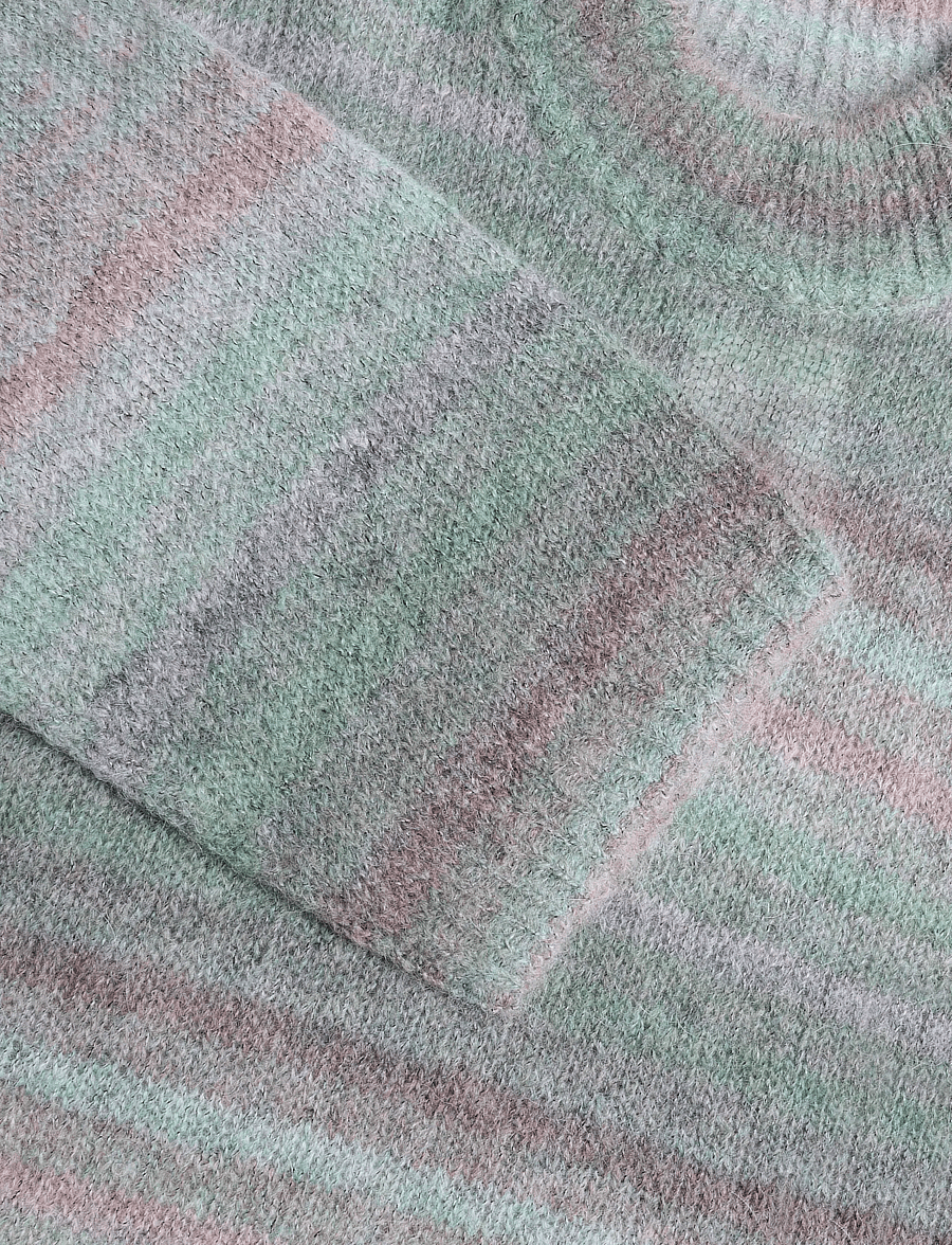 RODEBJER - Rodebjer Jinsol Space - kõrge kaelusega kudumid - leaf green multi - 5