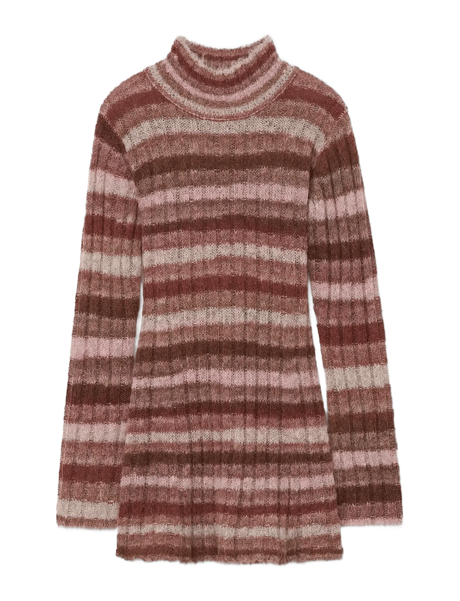 RODEBJER - Rodebjer Doona Space - kõrge kaelusega kudumid - grape red multi - 1