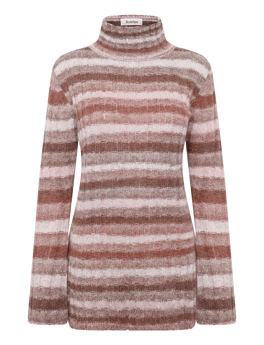 RODEBJER - Rodebjer Doona Space - kõrge kaelusega kudumid - grape red multi - 1