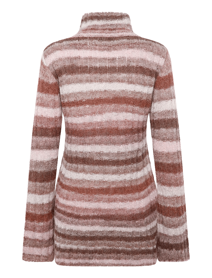 RODEBJER - Rodebjer Doona Space - kõrge kaelusega kudumid - grape red multi - 2