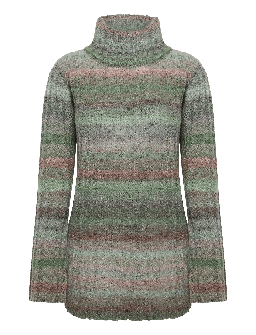 RODEBJER - Rodebjer Doona Space - rollkragenpullover - leaf green multi - 1
