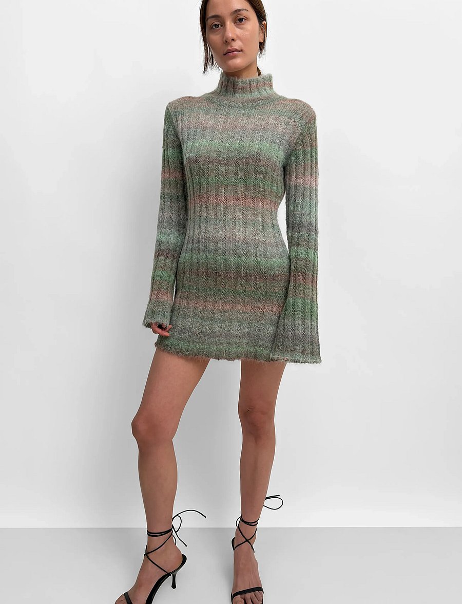 RODEBJER - Rodebjer Doona Space - rollkragenpullover - leaf green multi - 0