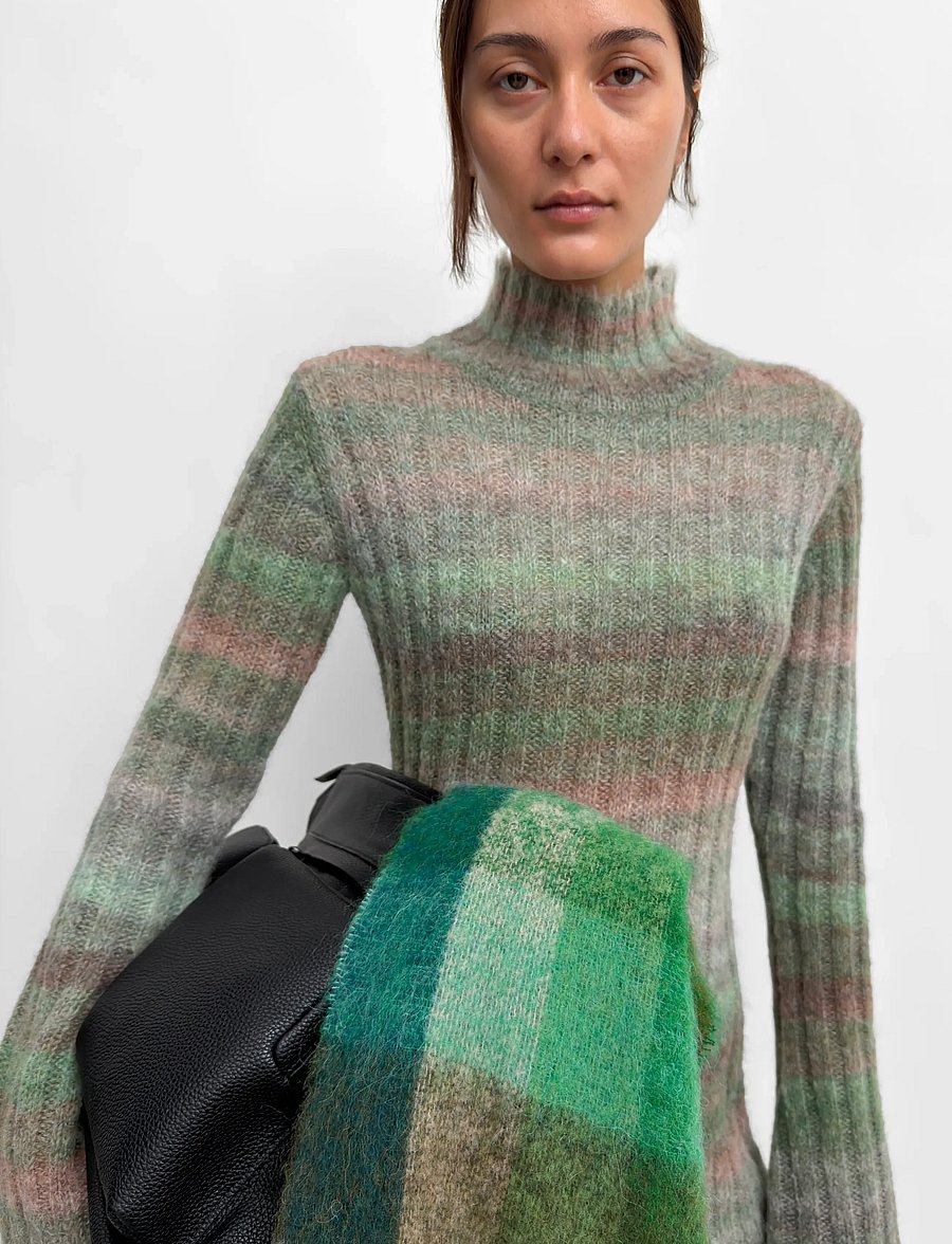 RODEBJER - Rodebjer Doona Space - rollkragenpullover - leaf green multi - 3