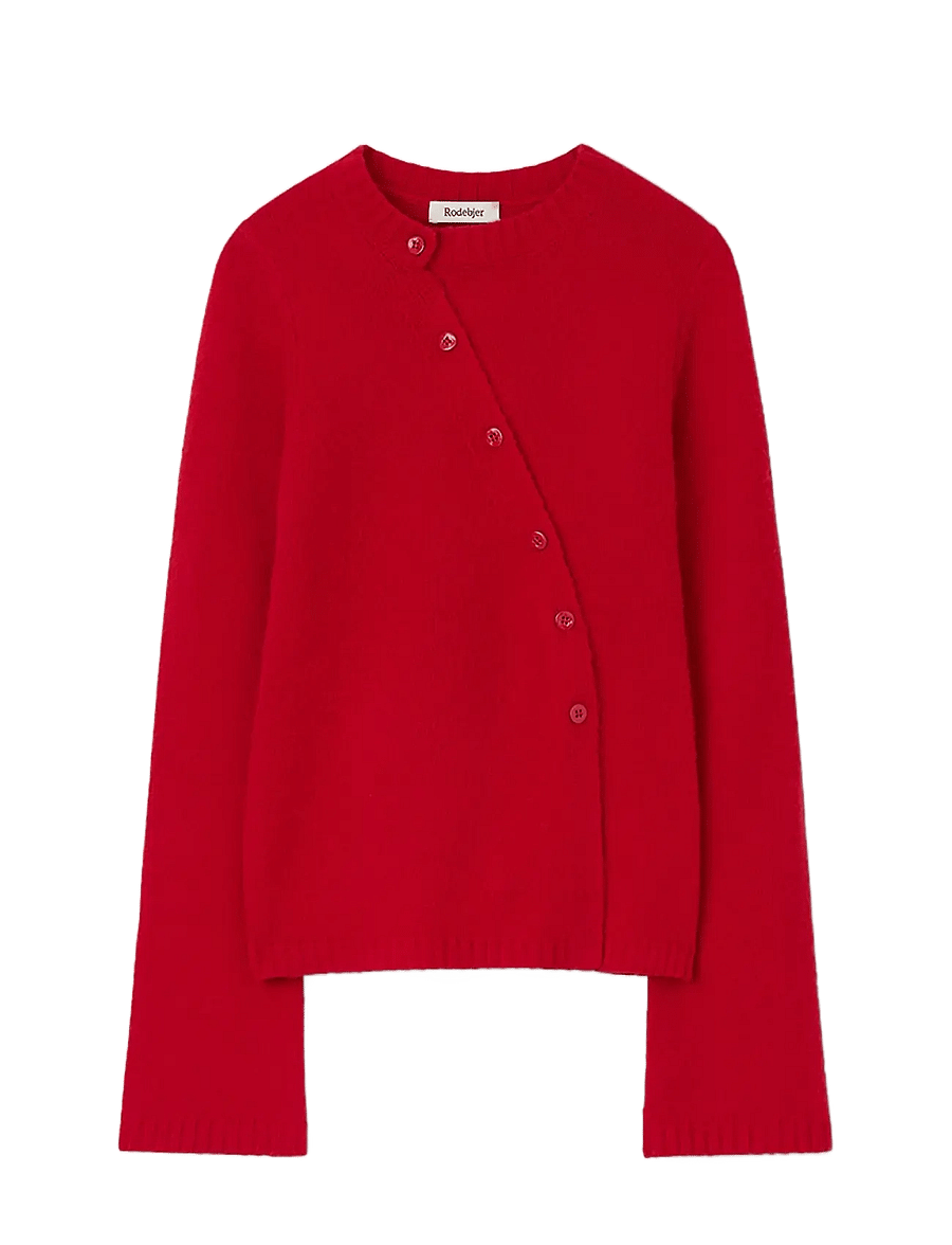 RODEBJER - Rodebjer Judia Fluffy - strickjacken - retro red - 1