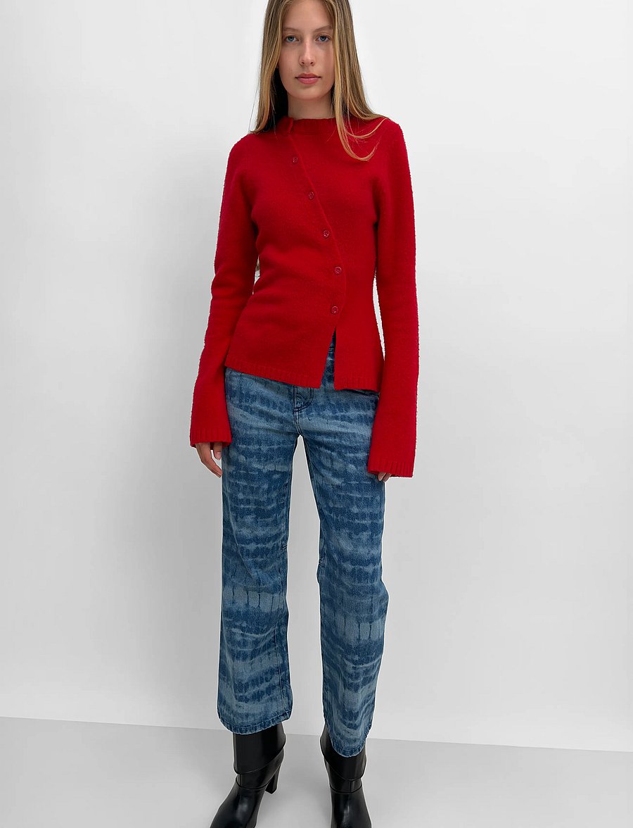 RODEBJER - Rodebjer Judia Fluffy - strickjacken - retro red - 0