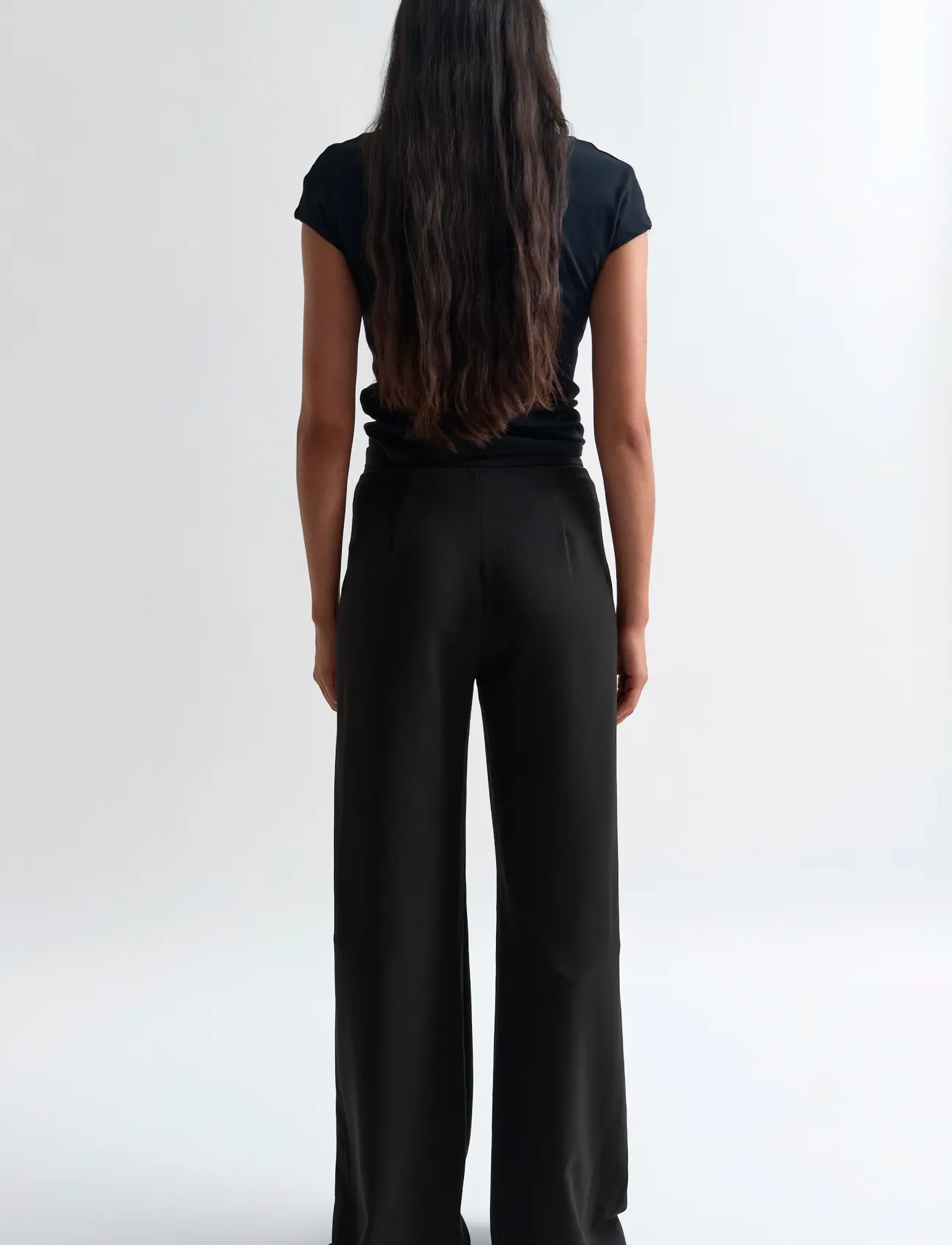 RODEBJER - Rodebjer Sini - wide leg trousers - black - 3