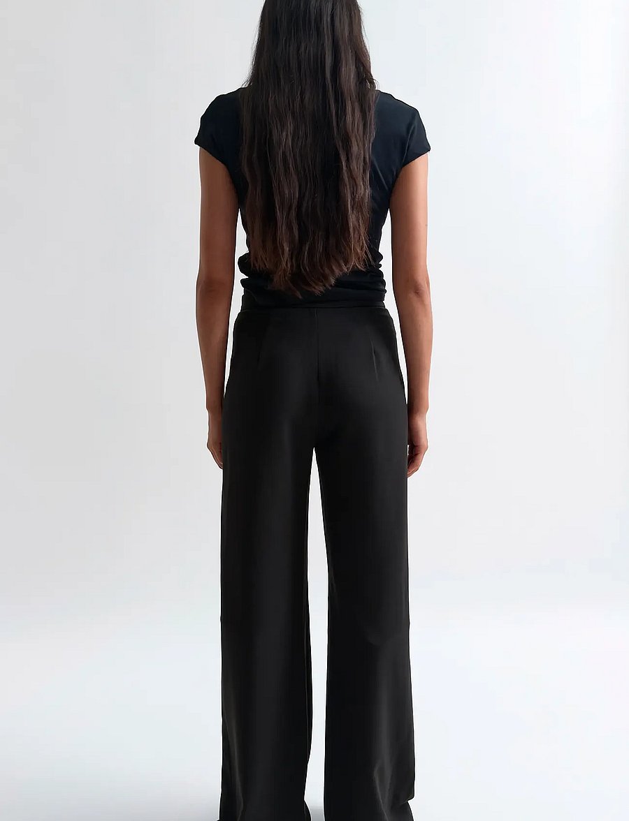 RODEBJER - Rodebjer Sini - wide leg trousers - black - 3