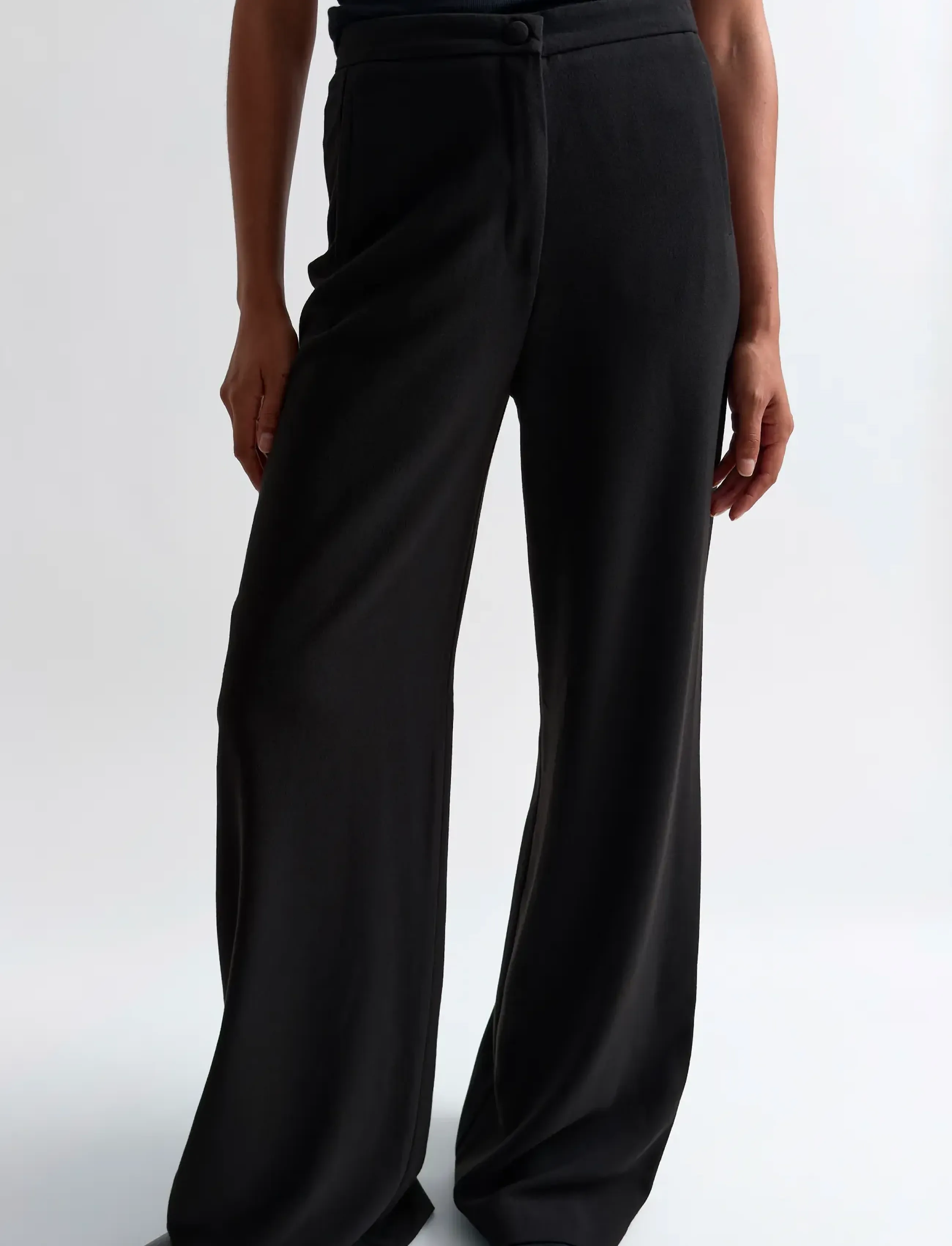 RODEBJER - Rodebjer Sini - wide leg trousers - black - 4
