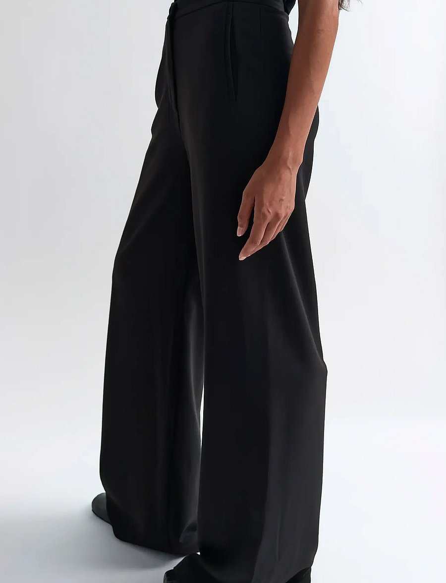 RODEBJER - Rodebjer Sini - wide leg trousers - black - 5