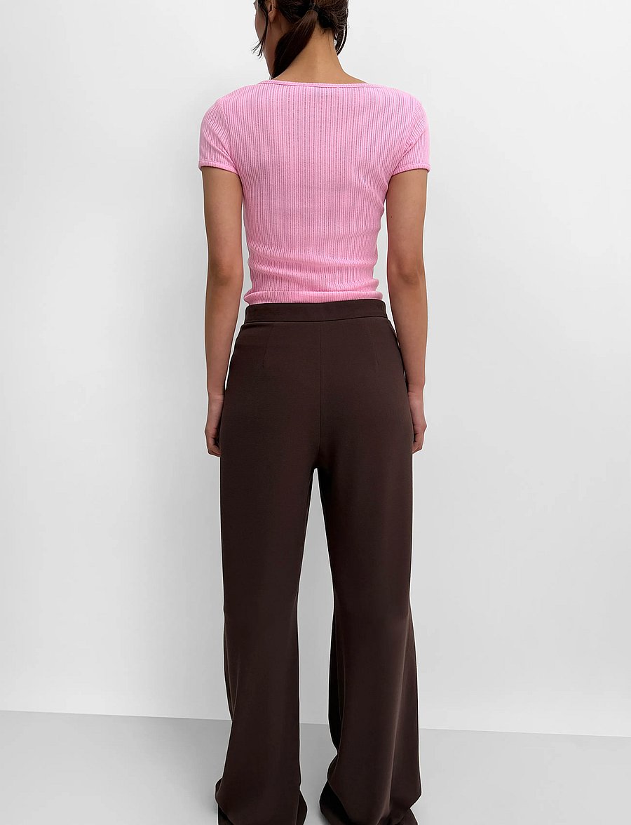 RODEBJER - Rodebjer Sini - hosen mit weitem bein - dark coffee - 3