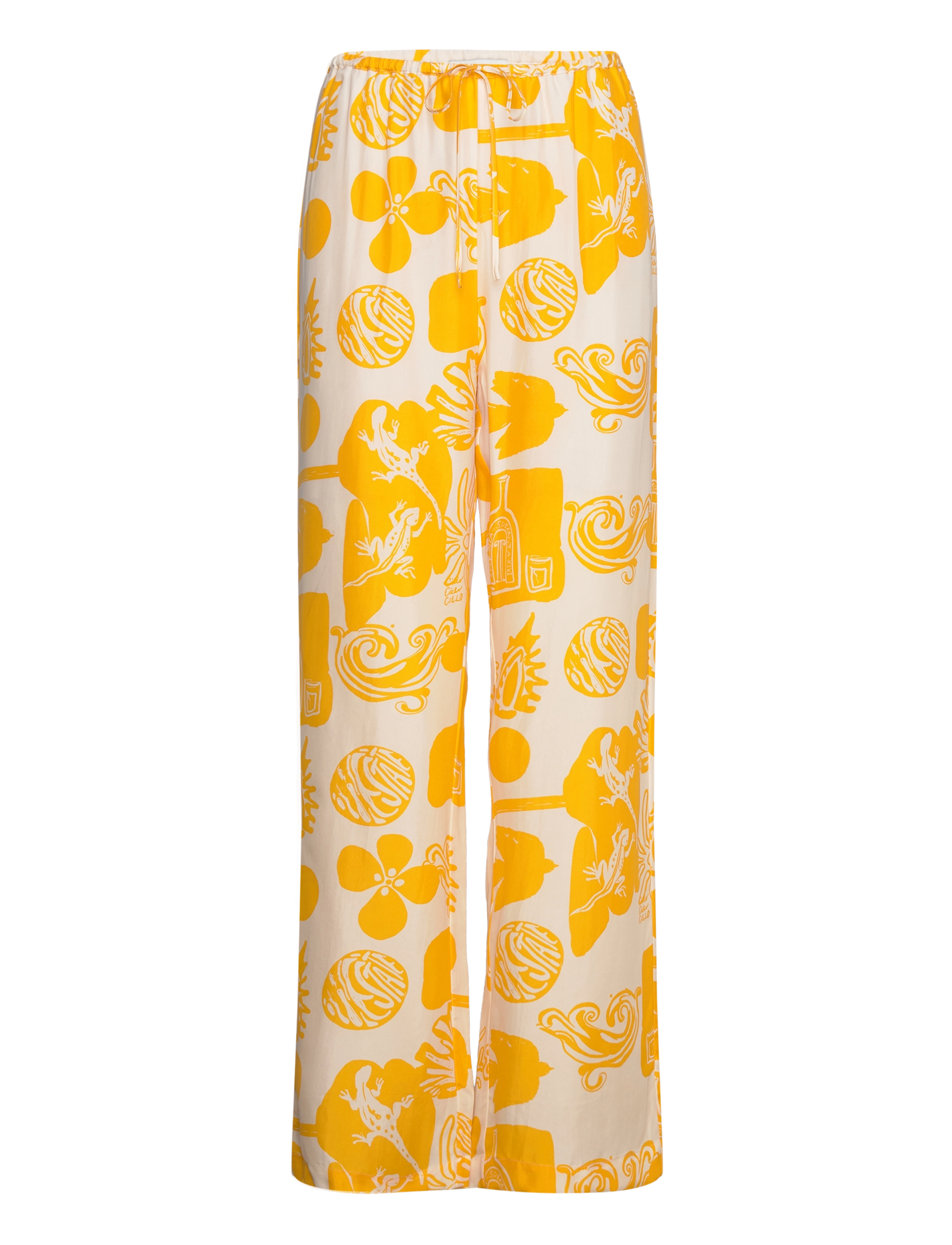 RODEBJER Rodebjer Lunara Print Gelb - XS - Damen