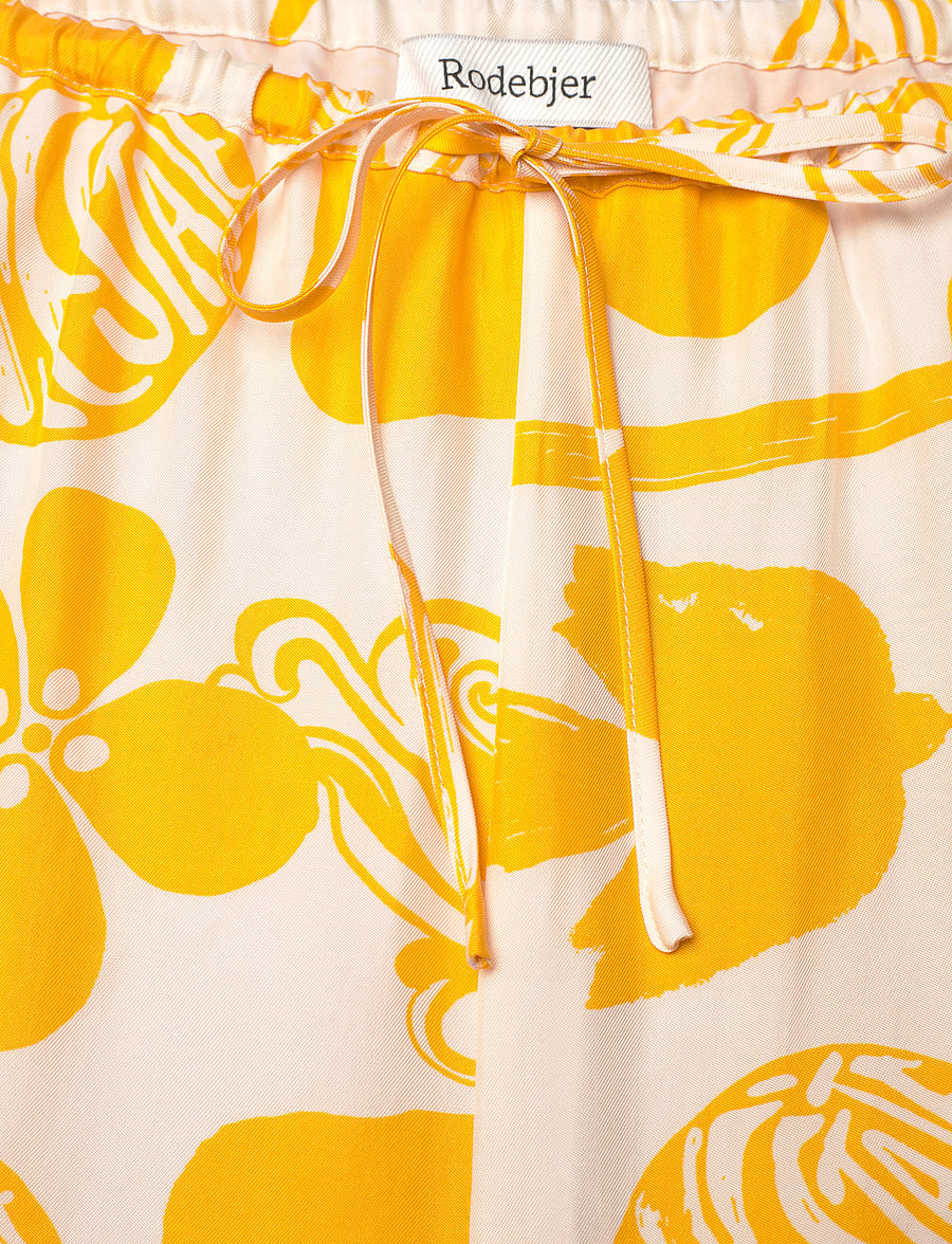 RODEBJER - Rodebjer Lunara Print - hosen mit weitem bein - marigold - 2
