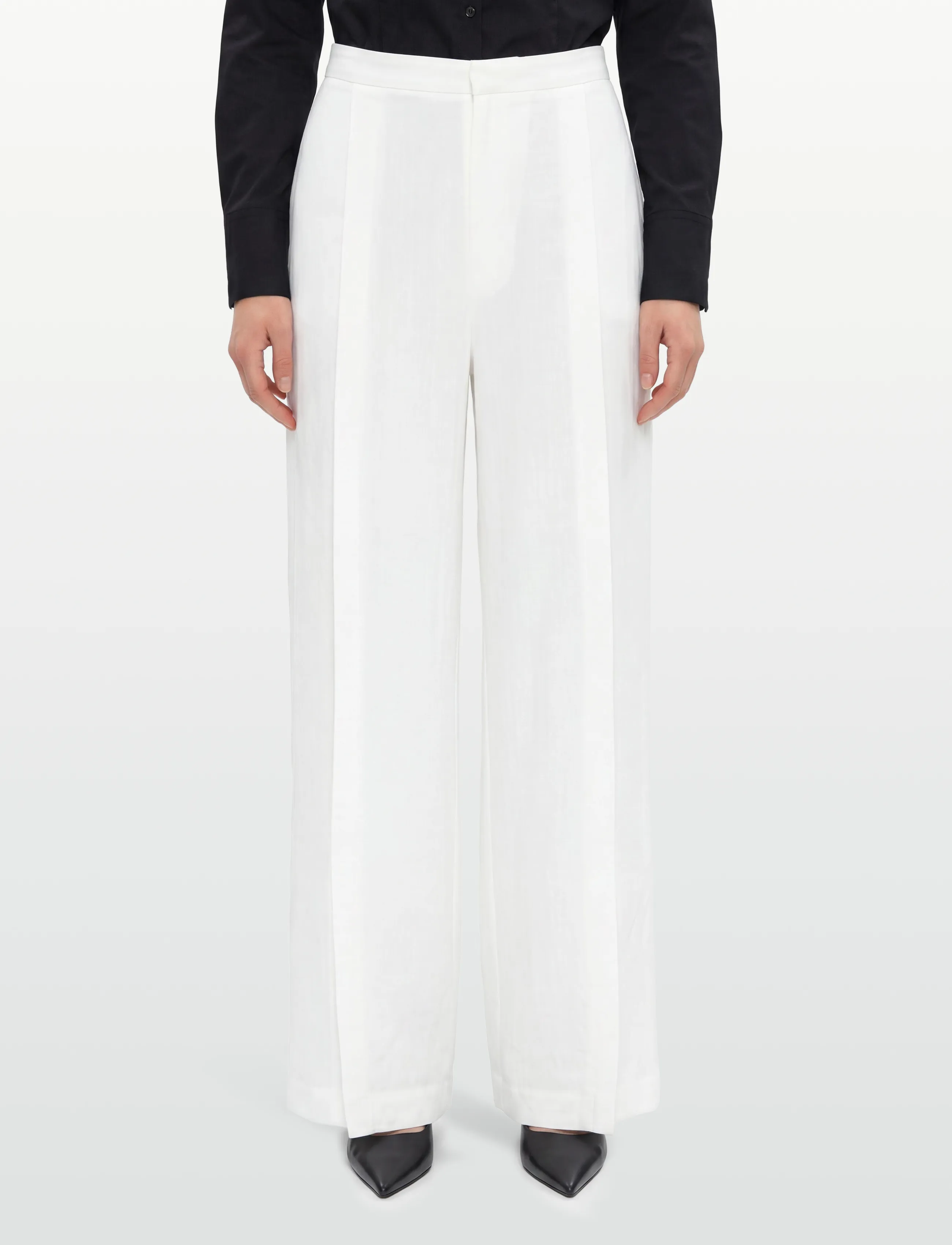 RODEBJER - Rodebjer Rubin Linen - linased püksid - white - 3