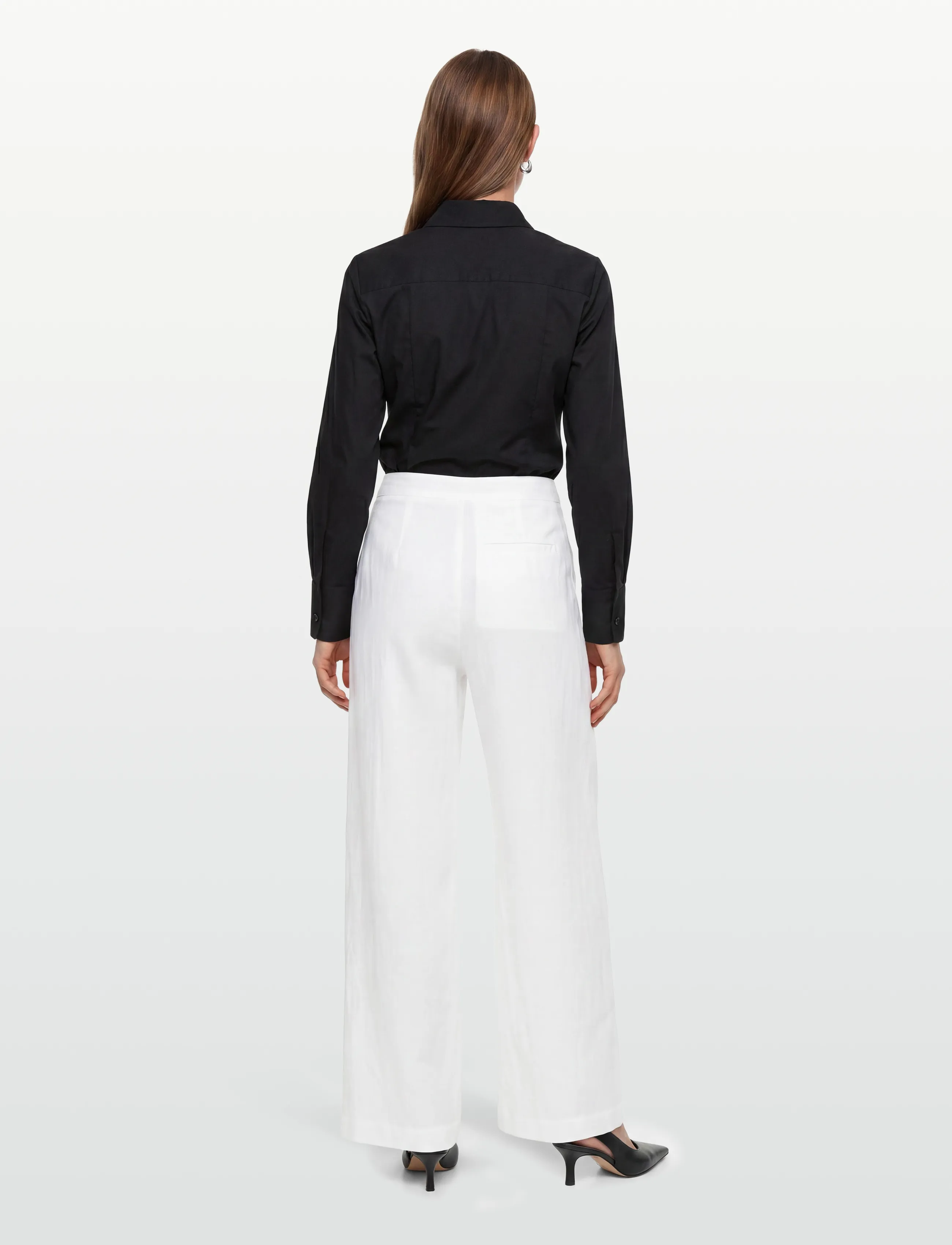 RODEBJER - Rodebjer Rubin Linen - linased püksid - white - 4