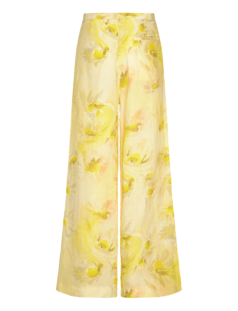 RODEBJER - Rodebjer Rubin Daisies - hosen mit weitem bein - daisies lemon - 1