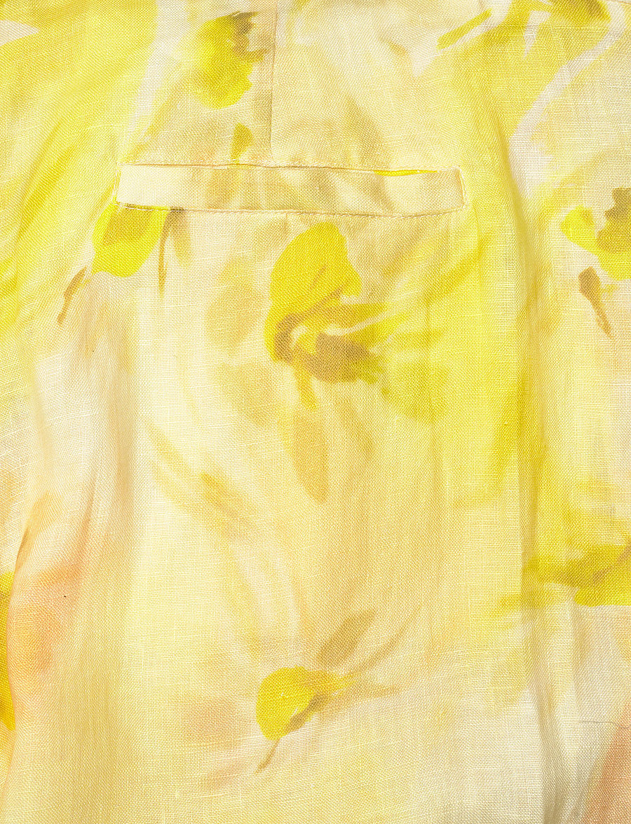 RODEBJER - Rodebjer Rubin Daisies - hosen mit weitem bein - daisies lemon - 3