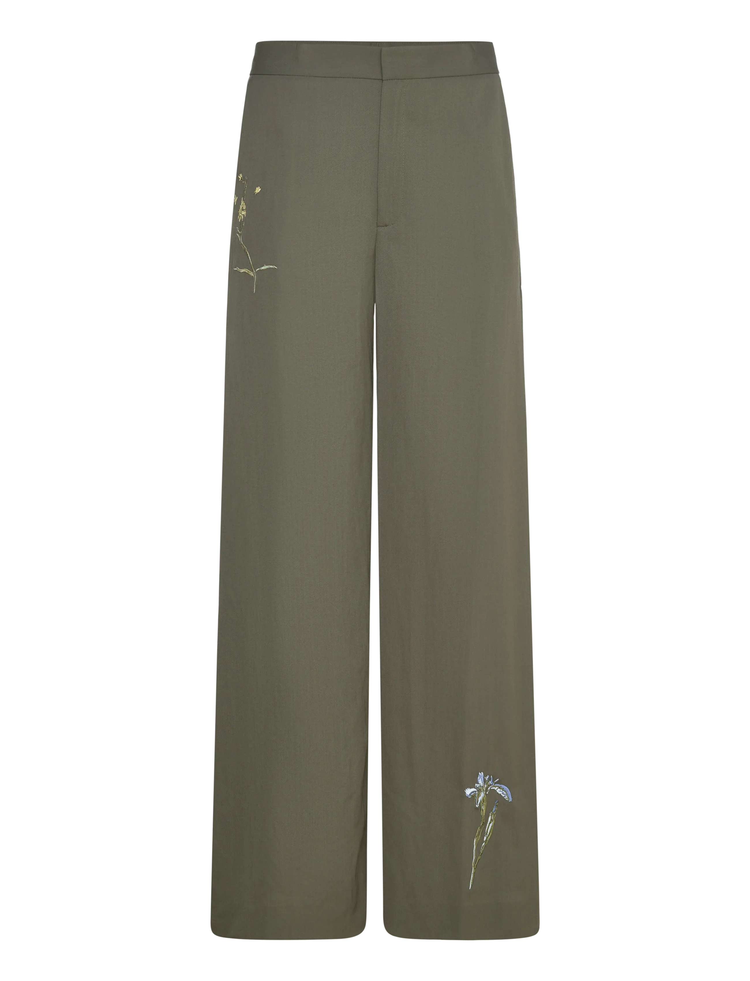 RODEBJER Rodebjer Nora Embroidery Khaki - M - Damen
