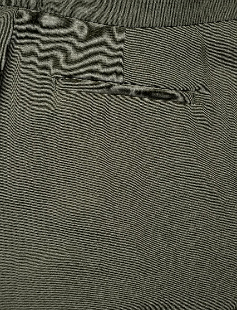 RODEBJER - Rodebjer Nora Embroidery - hosen mit weitem bein - dark moss - 4