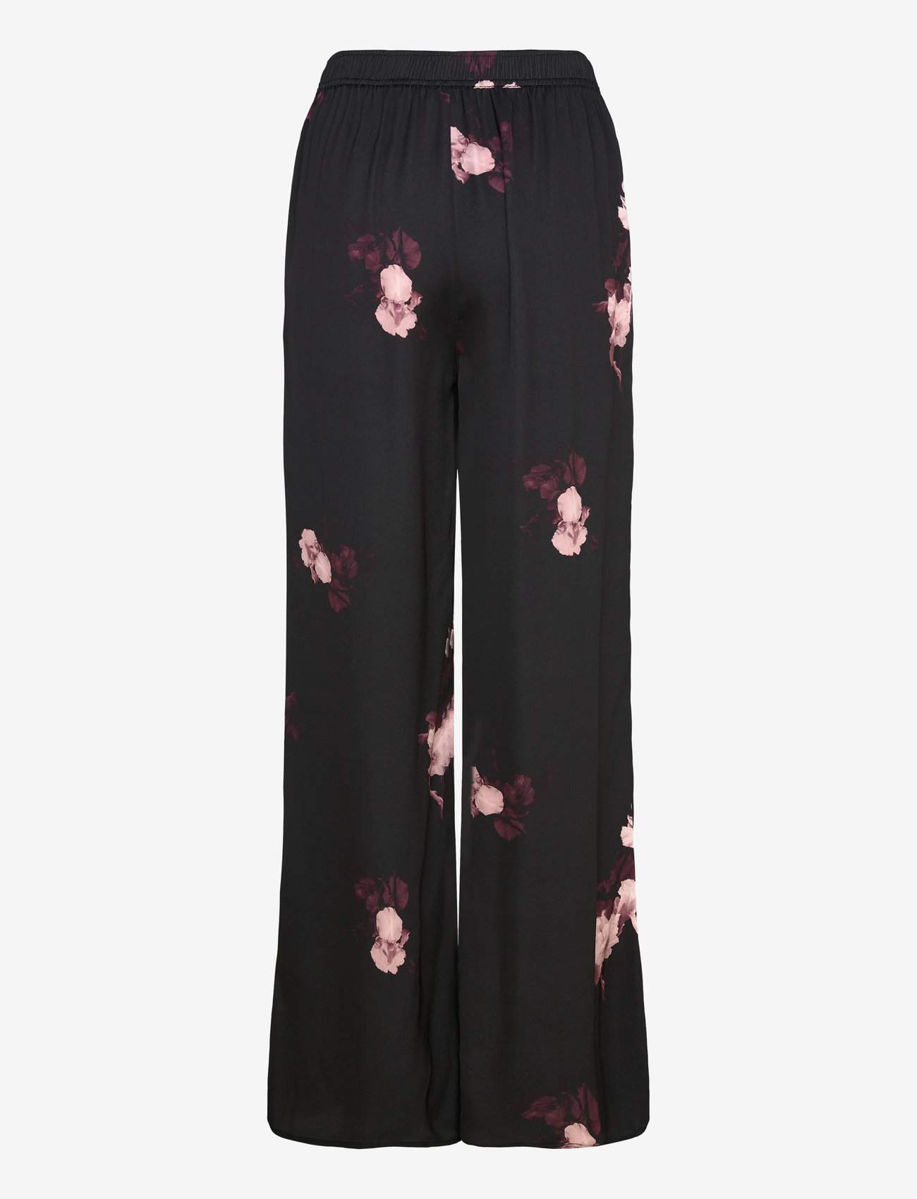 RODEBJER - Rodebjer Ezra Bouquet Chine - hosen mit weitem bein - wine/black - 1