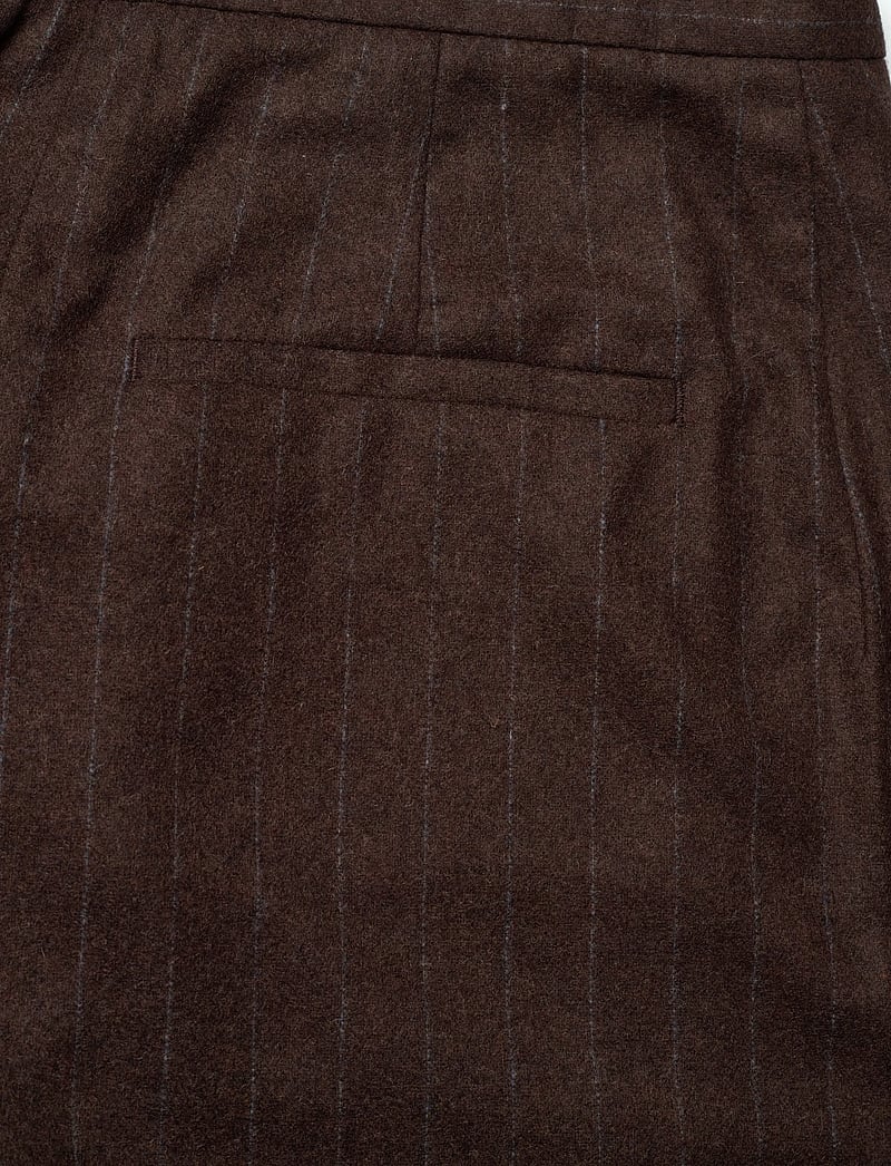 RODEBJER - Rodebjer Rubin Pinstripe - bukser med brede ben - chicory coffee - 3