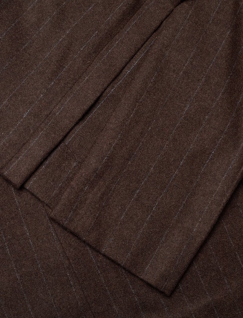 RODEBJER - Rodebjer Rubin Pinstripe - bukser med brede ben - chicory coffee - 4