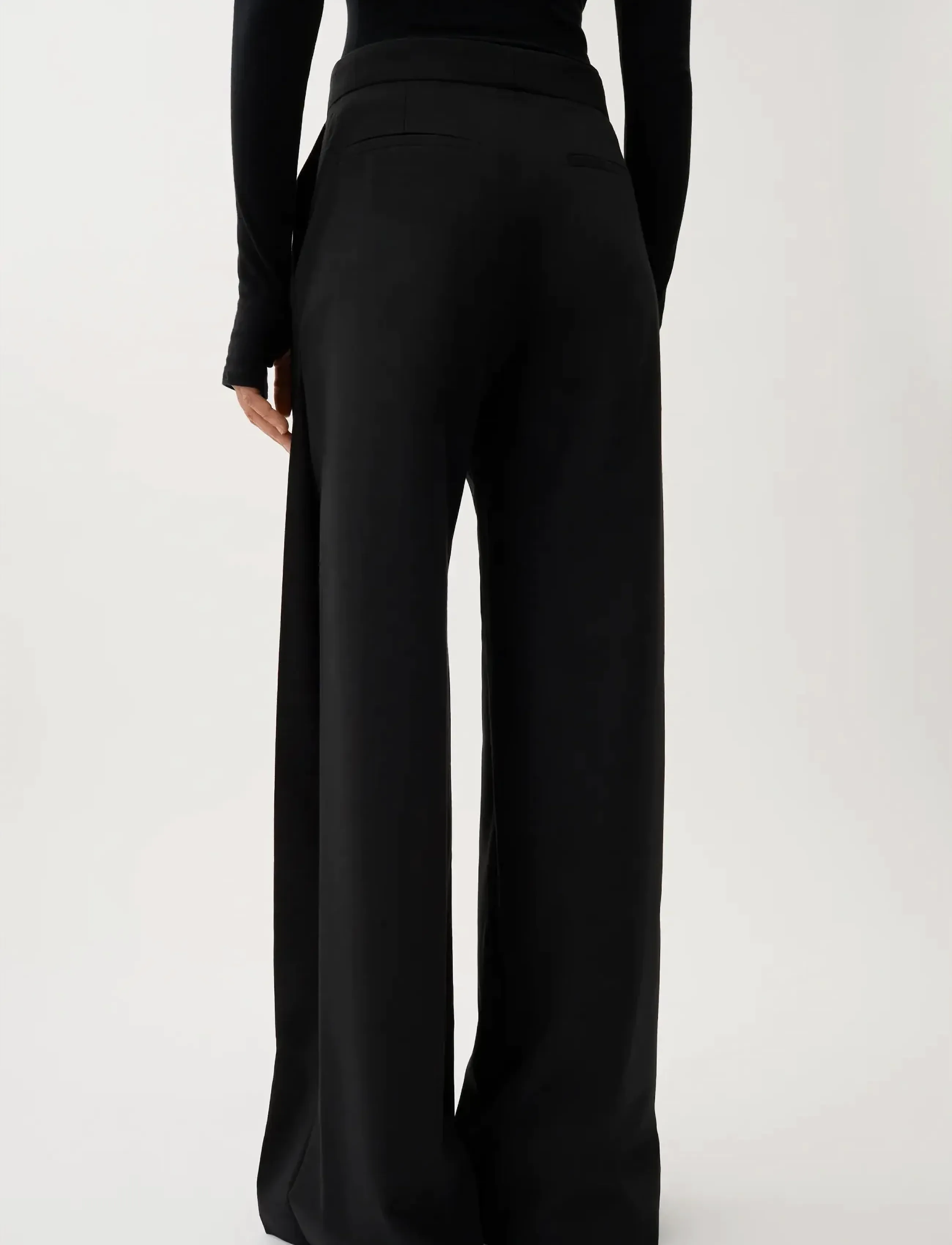 RODEBJER - Rodebjer Nora Fluid - hosen mit weitem bein - black - 3