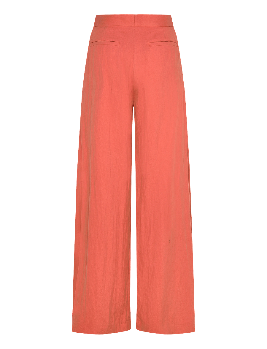RODEBJER - Rodebjer Nora Tencel - hosen mit weitem bein - bleached red - 2