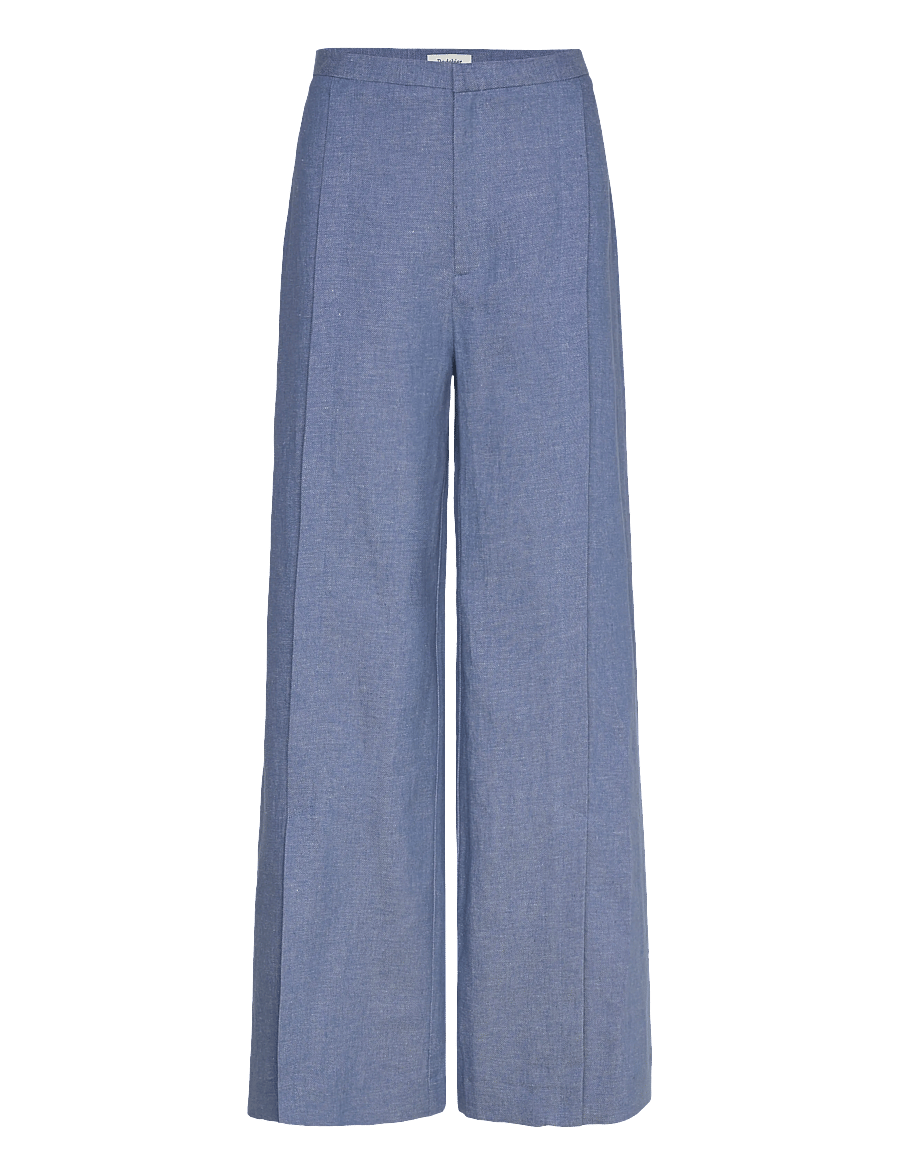 RODEBJER - Rodebjer Rubin Lino - bukser med brede ben - azure blue - 0