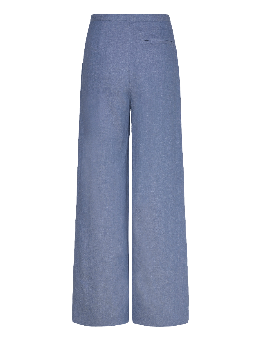RODEBJER - Rodebjer Rubin Lino - bukser med brede ben - azure blue - 1