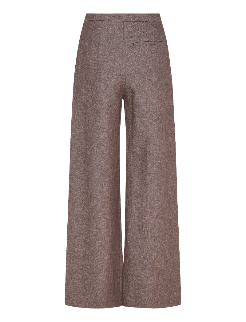 RODEBJER - Rodebjer Rubin Lino - vida byxor - brown - 2