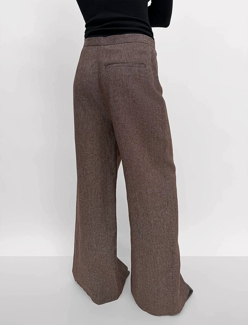 RODEBJER - Rodebjer Rubin Lino - vida byxor - brown - 3