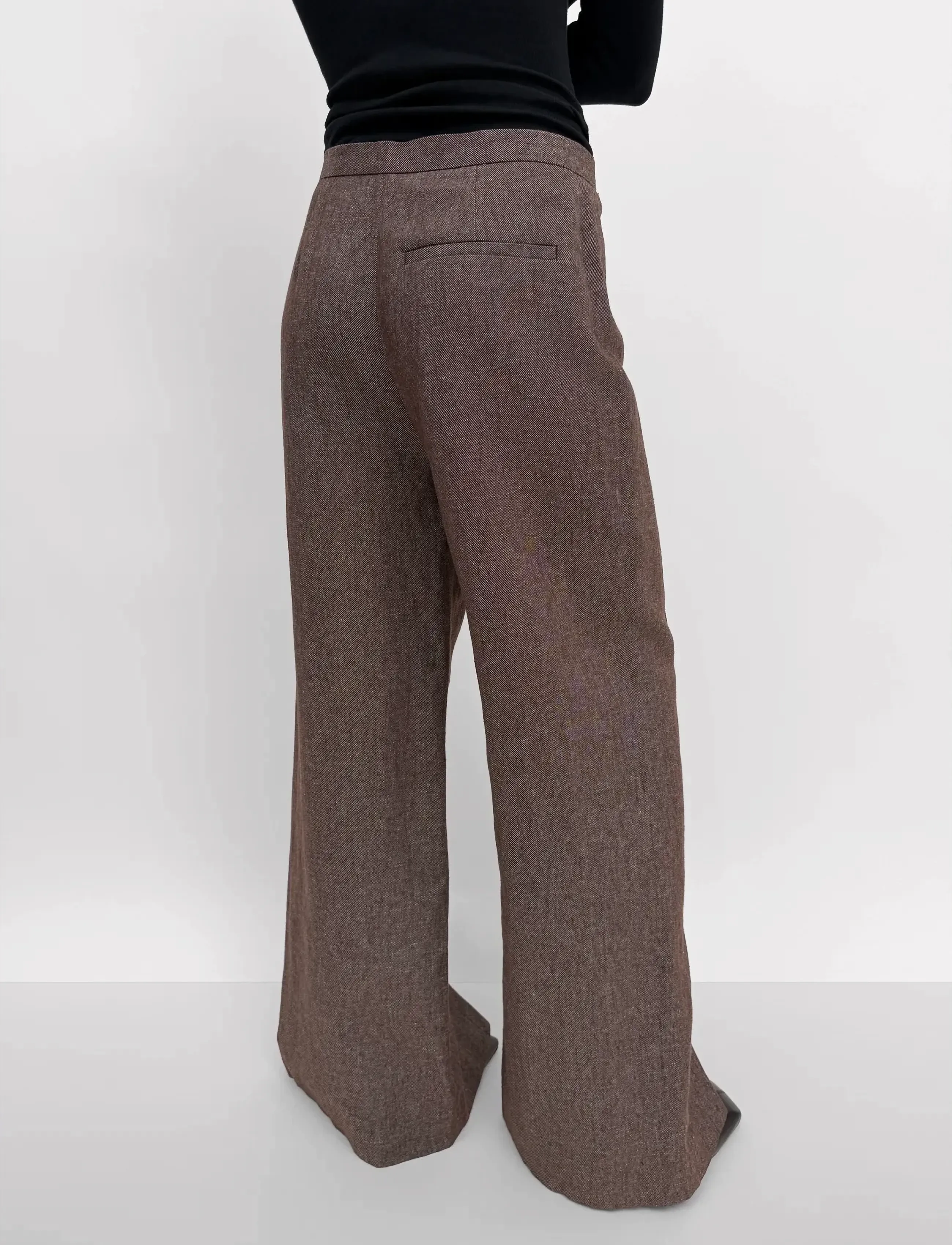 RODEBJER - Rodebjer Rubin Lino - hosen mit weitem bein - brown - 3
