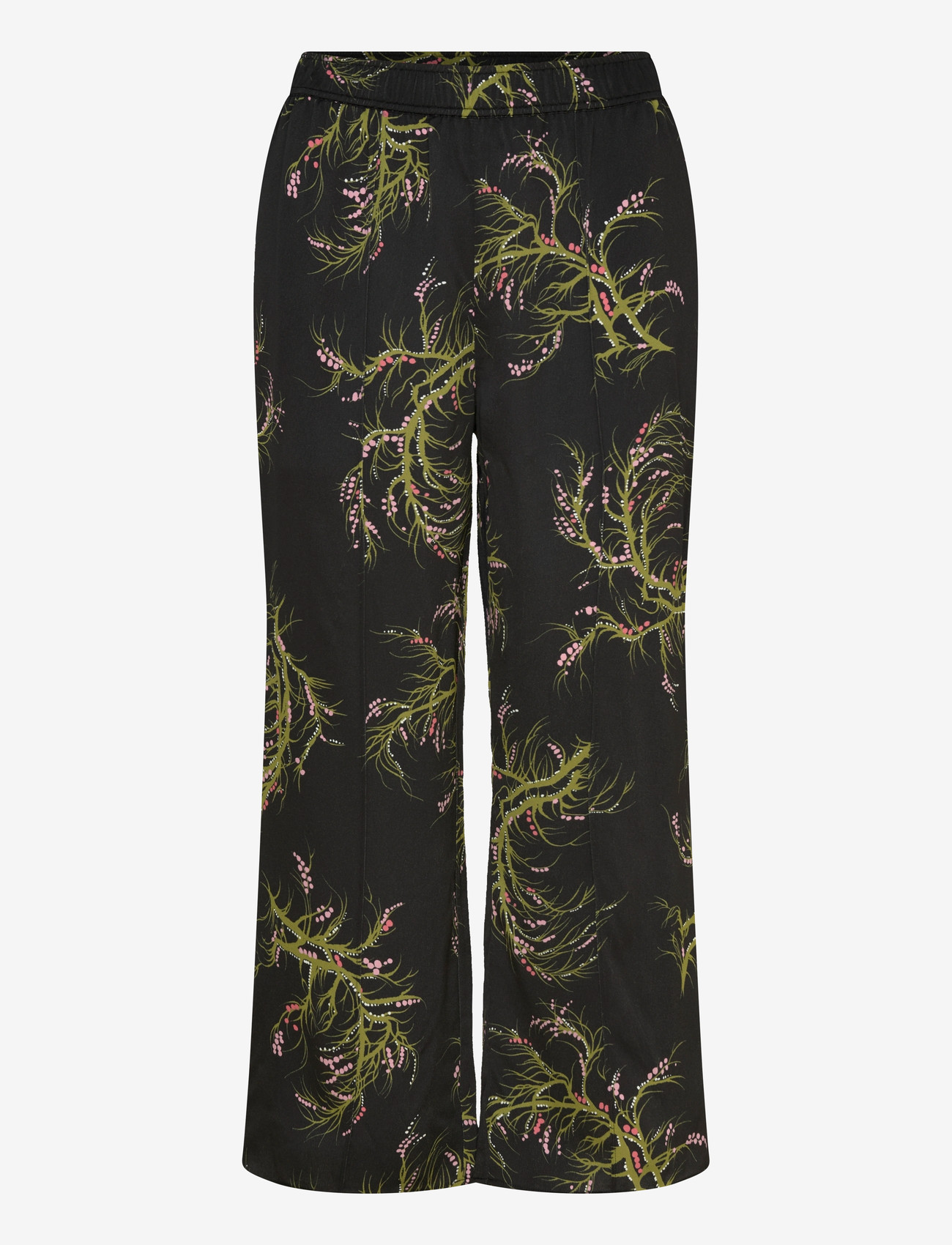 RODEBJER - Rodebjer Ezra Crop Seaweed - culottes - black/olive - 1