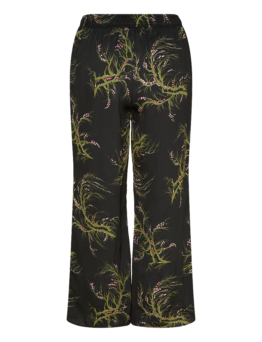 RODEBJER - RODEBJER EZRA CROP SEAWEED - culottes - black/olive - 2