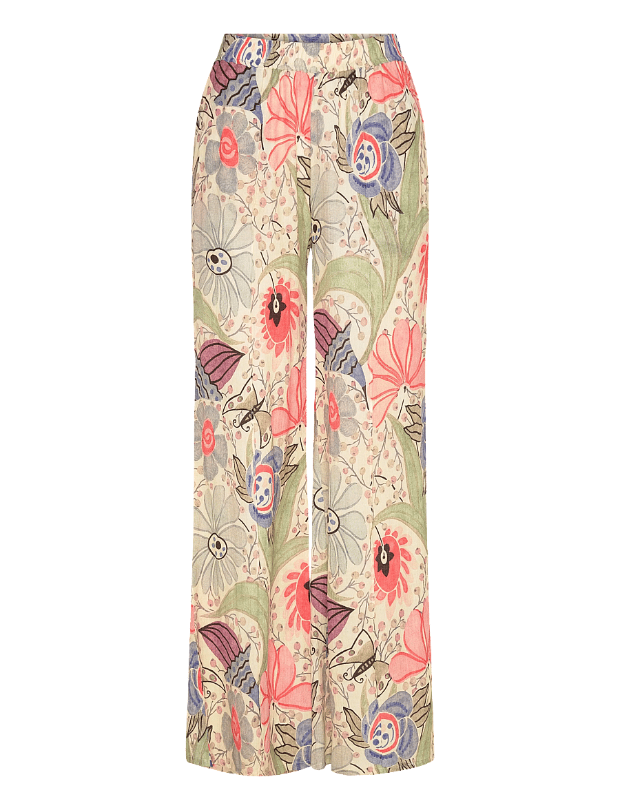 RODEBJER - Rodebjer Ezra Ducharne - hosen mit weitem bein - coral multi - 1