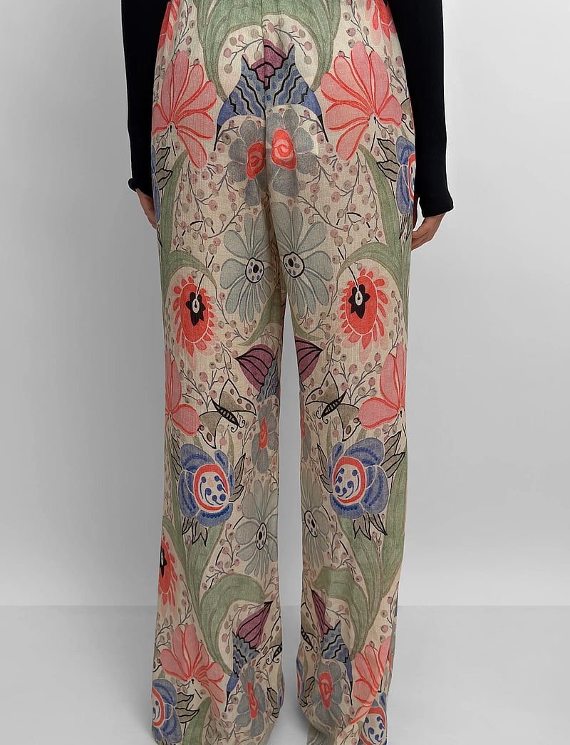 RODEBJER - Rodebjer Ezra Ducharne - hosen mit weitem bein - coral multi - 3