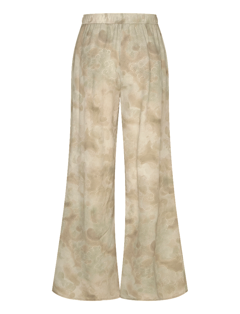 RODEBJER - Rodebjer Ezra Clouds - wide leg trousers - sage green - 1