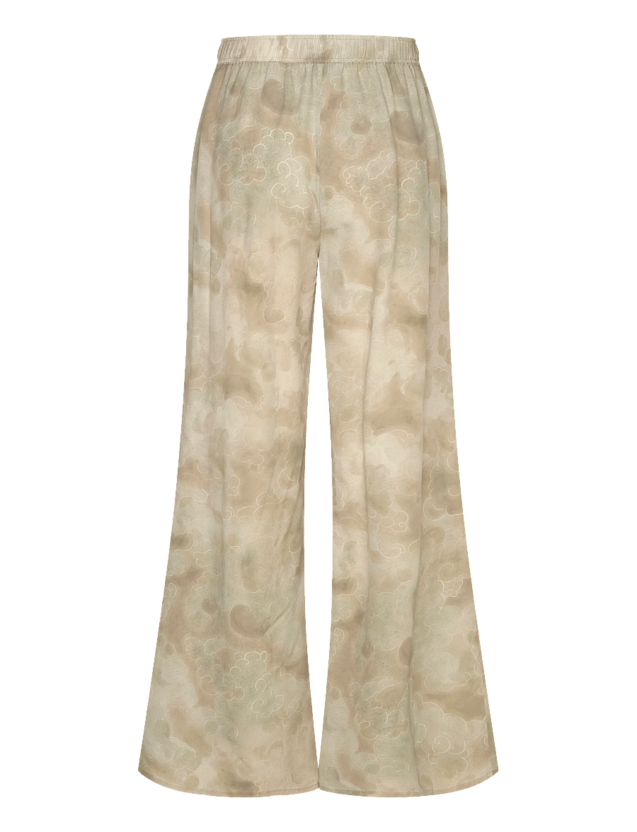 RODEBJER - Rodebjer Ezra Clouds - hosen mit weitem bein - sage green - 1