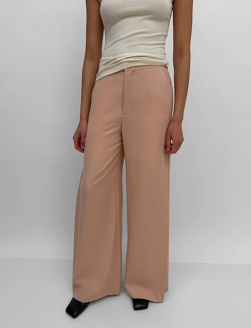 RODEBJER - Rodebjer Nora Stitches - pantalons larges - antique pink - 0